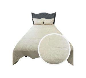 QUILT COLCHA DE LUJO VERANO KING BEIGE