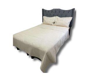 QUILT COLCHA DE LUJO VERANO KING BEIGE