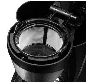 Cafetera Electrica Con Jarra De Vidrio 800W Negra TH-130 Thomas