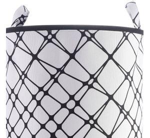 Cesta Decorativa Para Ropa Lineas Black