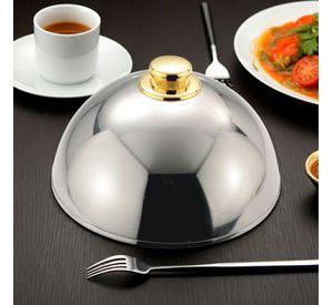 Tapa Cubre Platos 25 Cms Acero