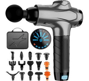 Pistola Masaje Muscular Profesional Lcd 7 Velocidades Acc