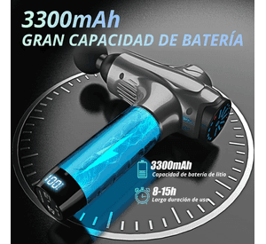 Pistola Masaje Muscular Profesional Lcd 7 Velocidades Acc