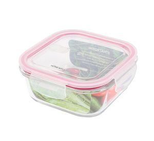 Contenedor Hermetico Vidrio Cuadrado 800ml