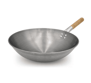 Wok tradicional chino de 36cm acero al carbono