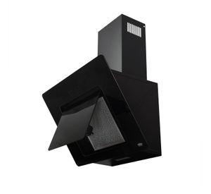 Campana decorativa vidrio negro Touch Control 60 cm