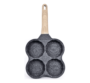 Sartén 4 Divisiones Huevos Hamburguesas Hot Cake Con Diseños