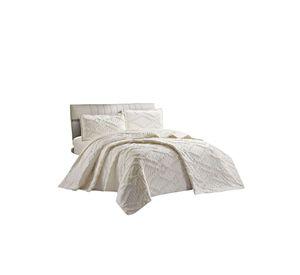 CUBRECAMA QUILT CON DISEÑO GEOMETRICO RELIEVE PLAZA Y MEDIA 180 x 230 cm 05