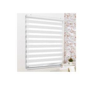 Cortina Roller Persiana Dúo Blanca 120x220 CM