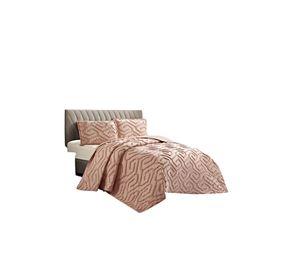 CUBRECAMA QUILT CON DISEÑO RELIEVE PLAZA Y MEDIA 180 x 230 cm 02