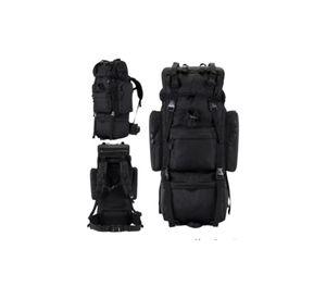 Mochila para campañas militares 100L color negro