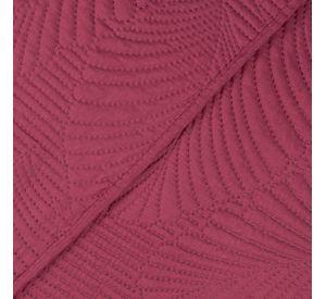Quilt Cordoba lisa 2 P Burdeo