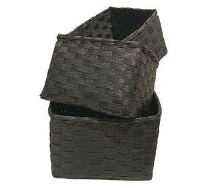 Cestas negras set de 3