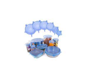 Pack 6 Tapas Silicona Menaje Cocina