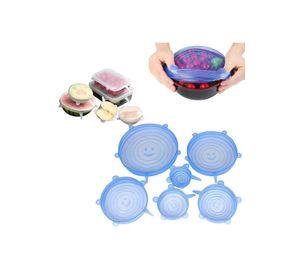 Pack 6 Tapas Silicona Menaje Cocina