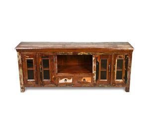 Rack Pangon de madera reciclada.