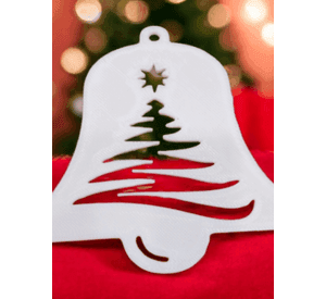 Adorno de Navidad Campana y árbol