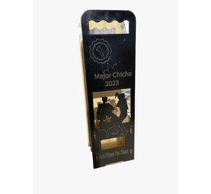 Caja Botella Porta Vino Bebidas Madera Mdf Fiestas