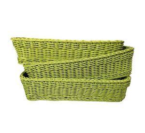Cestas verdes set de 3