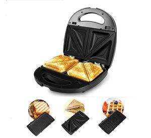 Sandwichera 3 en 1 Multiuso de Desayuno, Tostadas, Waffles