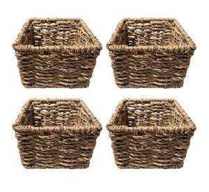 Set de 4 cestas cuadradas