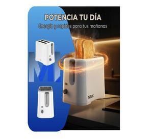 Tostador De Pan Electrico Nex 2 Rebanadas 6 Niveles Blanco