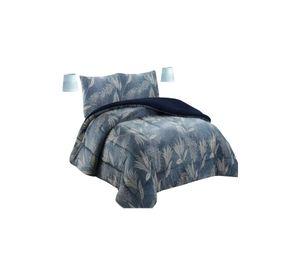 COBERTOR CON CHIPORRO 2 PLAZAS 230X250CM AZUL B6