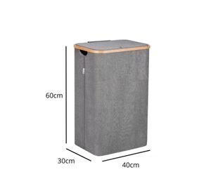 Cesta De Ropa Con Tapa 60cm Para Lavanderia