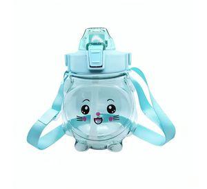 Botella Agua Antiderrame Kawaii