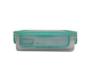 HERMETICO PP 600ML RECTANGULAR VERDE