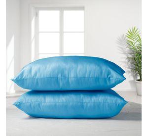 Set 2 almohadas premium Eco colores 50x70 turquesa