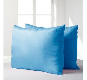 Set 2 almohadas premium Eco colores 50x70 turquesa