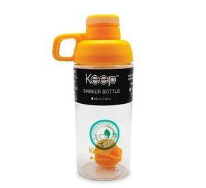 BOTELLA SHAKER 600ML KEEP amarillo