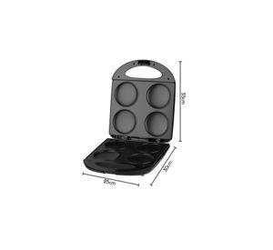 Tosti arepa 1600w para arepas y hamburguesas, color negro