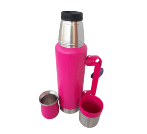 Termo Mate 120ml + Envase 50ml Bombilla Acero Inoxidable