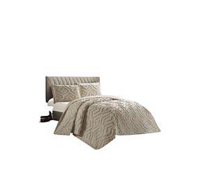 CUBRECAMA QUILT CON DISEÑO RELIEVE 2 PLAZAS 230 x 250 cm 04