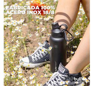 Botella Termica Agua Acero Inox Buffer Paine 1.2 Lts + Tapas