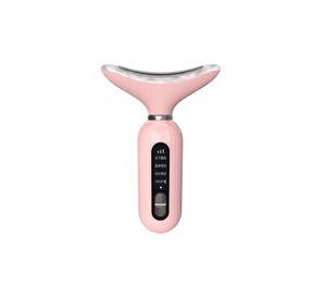 Masajeador Reductivo SkinCare Cuello Rostro Ultrasónico Rosado