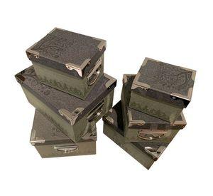 Cajas Grises set de 6