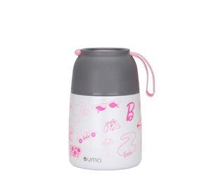 Termo Comida Barbie Fun + Cuchara 450ml Acero Inox UMA