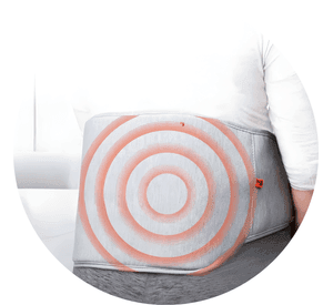 Cinturon Lumbar Vibrador Masajeador Con Calor Relajante