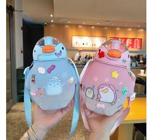 Botella Agua Pinguino Kawaii