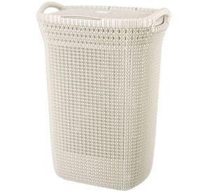 Cesto khipu 60 litros ratán plástico blanco