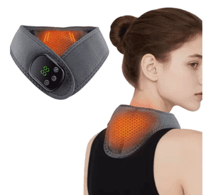 Almohadilla Térmica Con Vibración Para Cuello Masajeador