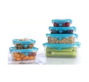 taper Tupper Hermetico Pack 6 + Tapa Silicona Flexible