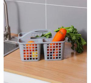 Cesta Organizadora Plástica Para Limpieza Cocina Baño Champú