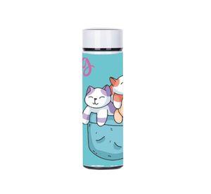 Termo 450 ml smart diseño gatitos tiernos, cute, amor por los gatos