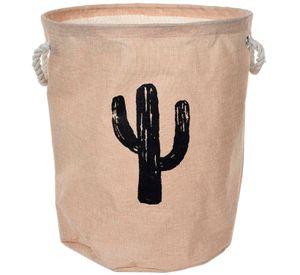 Cesta Decorativa Para Ropa Cactus