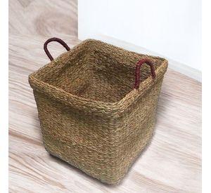 Canasto Decorativo Fibra Natural