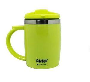 MUG TERMO COLORES 400ML KEEP verde